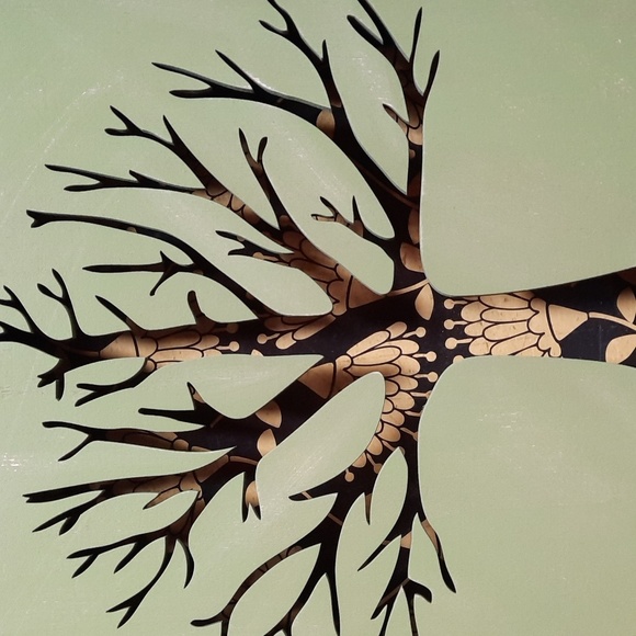 Wood Wall Art Nathan Murrell Hand Crafted Tree of Life Home Shadow Box Decor - Picture 2 of 7